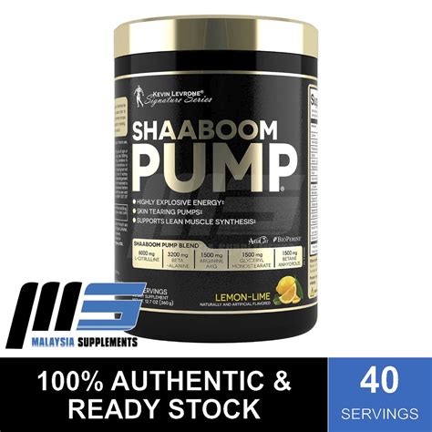 Kevin Levrone Shaaboom Pump (40 Servings) - Pre-workout, Workout Energy ...