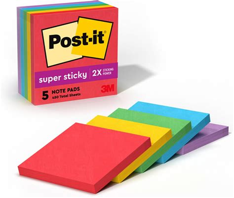 Amazon Post It Super Sticky Notes X In Pads X The