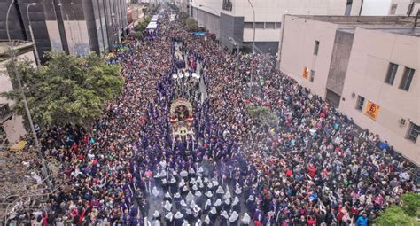 Señor De Los Milagros Todo Sobre Su Tercer Recorrido En El Centro De Lima