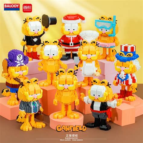 Garfield Mini Bloques M Gicos De Dibujos Animados Para Ni Os Figuras De