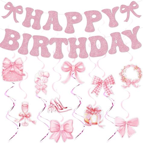 bow themed birthday party 6