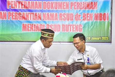 RSUD Dr Ben Mboi Resmi Berganti Nama Menjadi RSUD Ruteng PATROLIPOST