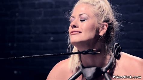 Busty Bound Blonde Gets Anal Toyed