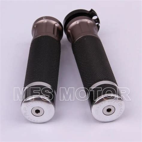 Motorcycle Universal 22mm 7 8 Handle Bar Grips Carbon Fabric Material