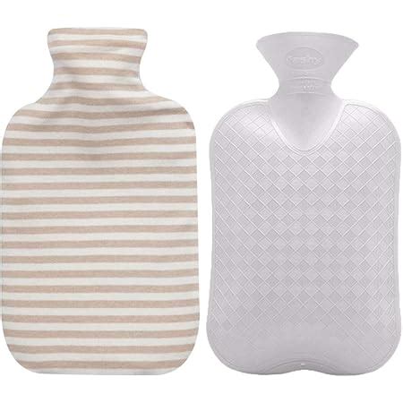 Amazon Fashy Hot Water Bottle With Fleece Cover Anthracite Health Household