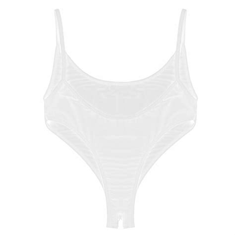 Sexy Women Sling Shot Micro Bikini Halter Thong Monokini One Piece Swimsuits Ebay