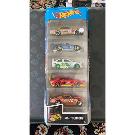 Hot Wheels NightBurnerz 5 Pack Shopee Malaysia