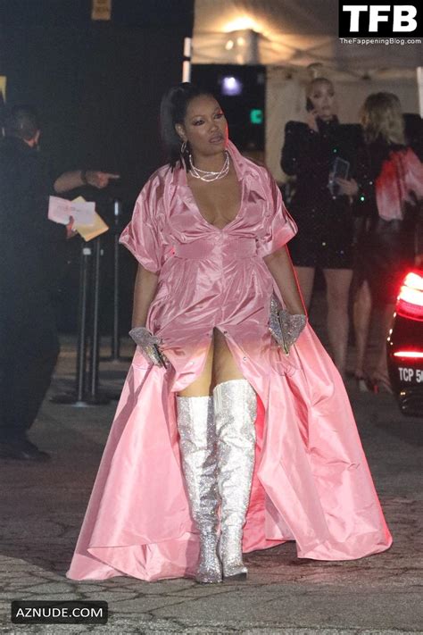 Garcelle Beauvais Shows Off Her Sexy Tits At The 47th Peoples Choice Awards AZNude