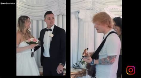 Ed Sheeran Crashes A Wedding In Las Vegas Plays An Unreleased Song For