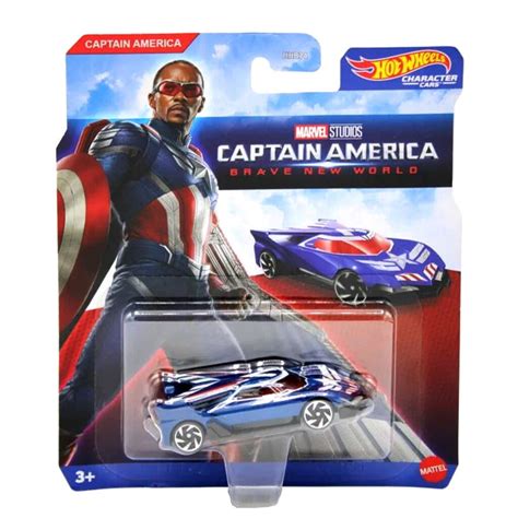 Hot Wheels Character Cars Captain America Brave New World MARVEL Toy Collectibles Online In