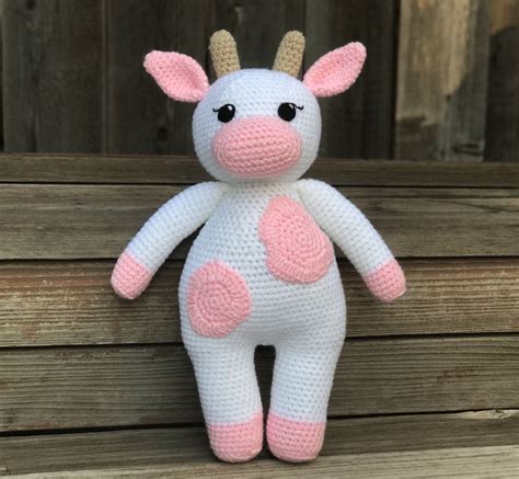 Free Strawberry Cow Crochet Pattern