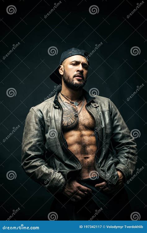 Bare Torso Naked Male Body Nude Guy Sexy Muscular Man Topless Fitnes Model Nude Abs