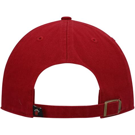 miami heat team clean  adjustable hat academy