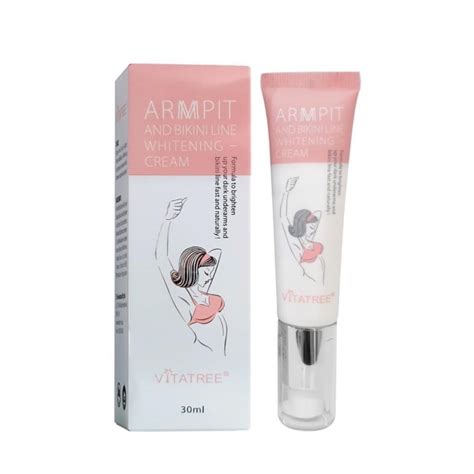 Kem khử thâm nách vùng bikini 30ml Armpit and Bikini Line Whitening Cream Vitatree Shopee