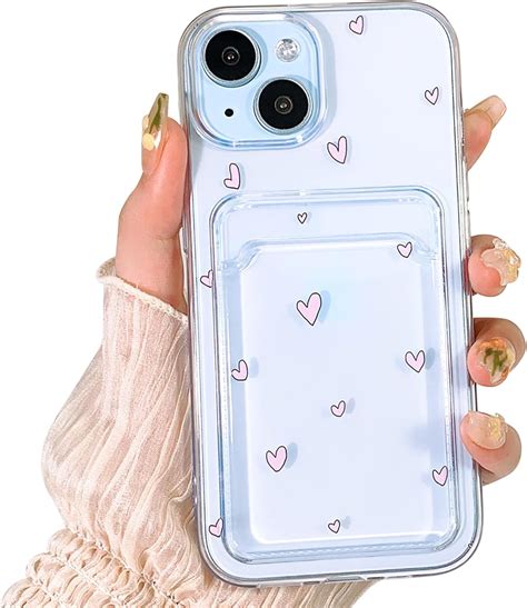 Nititop Compatible For Iphone 15 Case Clear With Card