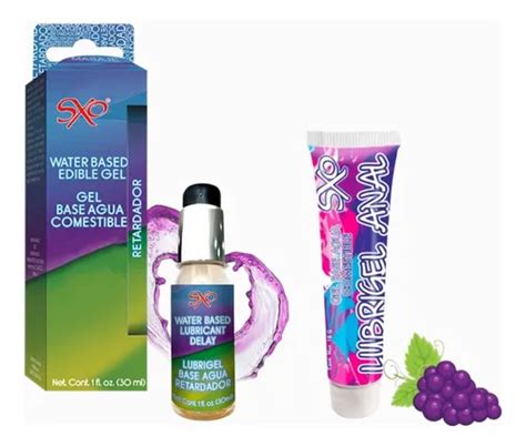 Lubricante Retardador Delay Sxo ml Anestesico Anal Uva Meses sin interés