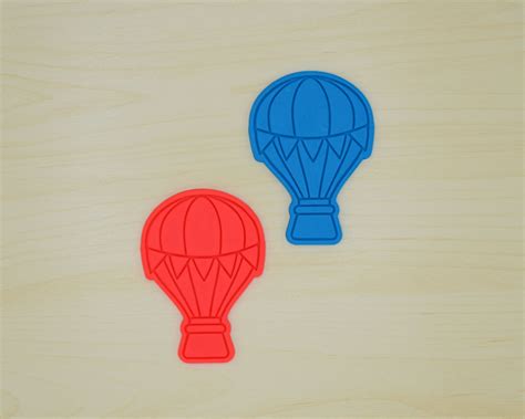 Hot Air Balloon 6 Cookie Cutter And Stamp Set 252 Etsy