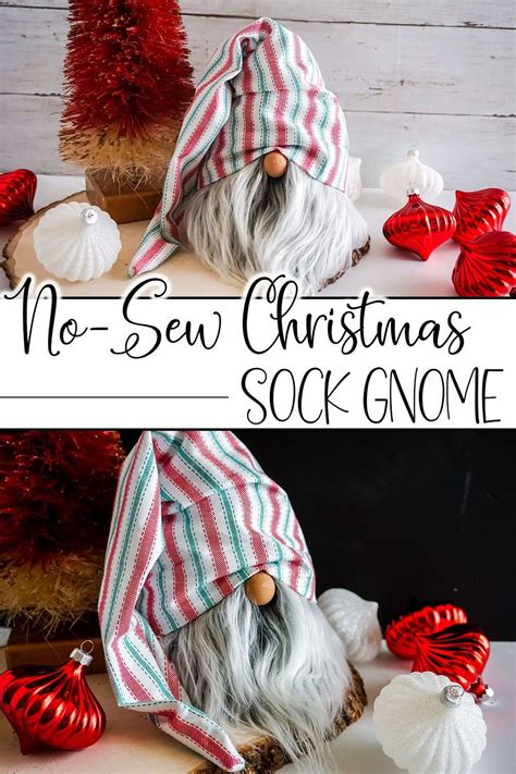 How To Make A Sock Gnome In Just 3 Steps Gnomes Crafts Gnomes Gnome
