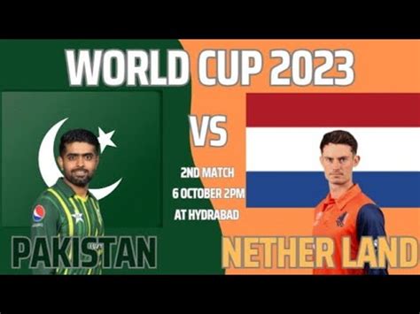 Pak Vs Ned World Cup Pak Vs Ned Pakistan Vs Netherlands Odi