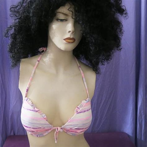 Victoria S Secret Swim Victorias Secret Bow Front Middle Bikini Top