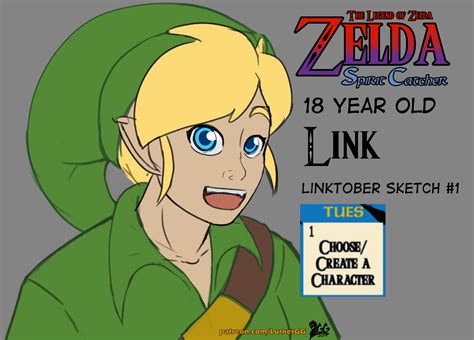 Linktober Sketch The Hero Of Spirits By Lurkergg Hentai Foundry