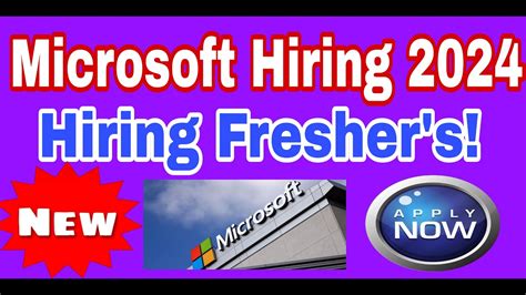 Microsoft Off Campus Freshers Hiring 2024 Recruiting Software Engineers