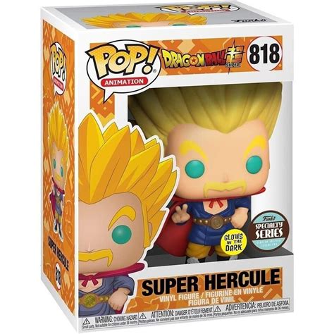 Funko Pop Dragon Ball Super Hercule Glow In Dark Figure 375 Inch