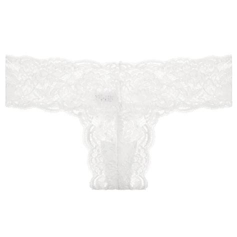 Billionm Sexy Lace Low Rise Panties Mesh Transparent Women Underwear Thongs French Bikini Hollow