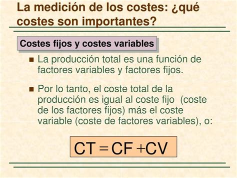 Ppt La Medici N De Los Costes Qu Costes Son Importantes