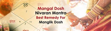 Mangal Dosh Nivaran Mantra Best Remedy For Manglik Dosh Dr Sohini