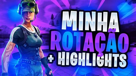 MINHA ROTAÇÃO MINI HIGHLIGHTS Fortnite Battle Royale PS4 YouTube