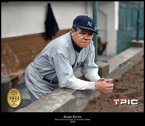 babe ruth color photo 1