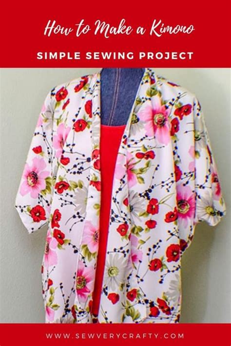 How To Make A Simple Kimono Jacket Sew Very Crafty Sewing Patterns