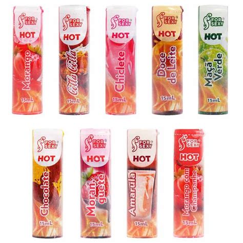 Gel Hot Comestível Saboroso 15ml For Sexy Gall