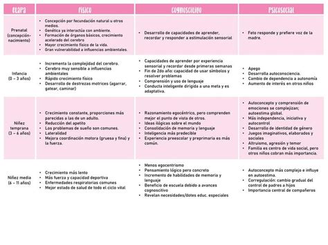 Etapas De Desarrollo Humano Papalia Claudia Quispe UDocz