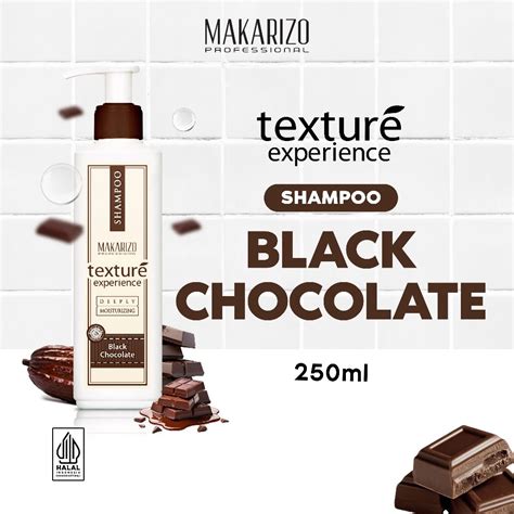 makarizo professional texture experience shampoo ml black chocolate