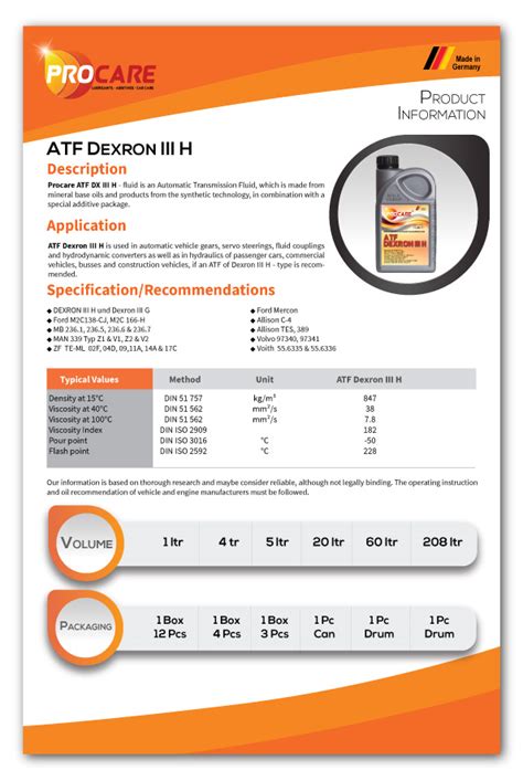 Atf Dexron Iii H