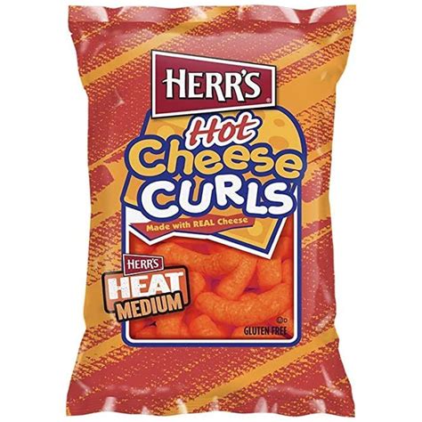 Herr S Hot Cheese Curls Pack Oz Walmart