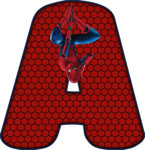 Alfabeto Homem Aranha Png Alfabeto Decorativo