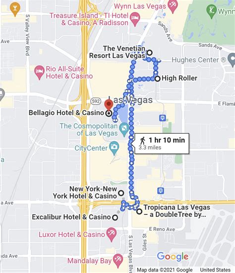printable walking map of las vegas strip 3