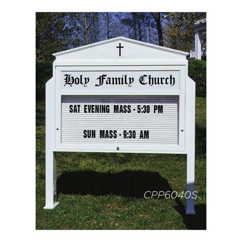 "Colonial" Church Sign - Religious Supply Center