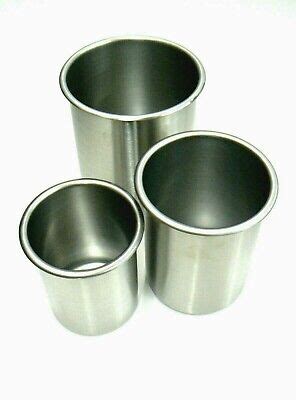 stainless bain marie pots set  sizes stainless steel beakers