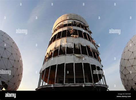 Berlin Deutschland Ehemalige US Radarstation Auf Dem Teufelsberg