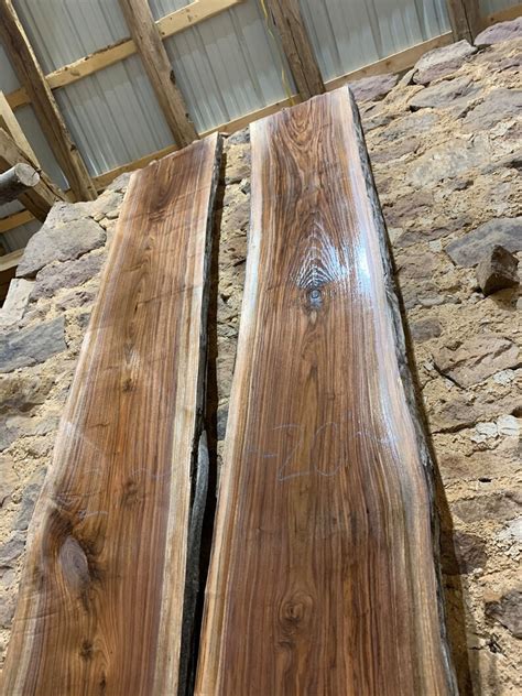 Black Walnut Live Edge Wood Slab Bookmatched Wood Slabs Etsy