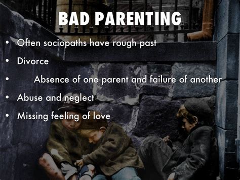 sociopaths are a result of bad parenting by janethl97