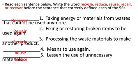 Grade 5 5rs Science Waste Managementpptx