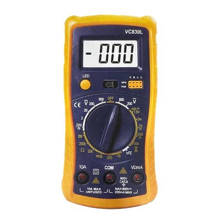 generic digital multimeter multimeter  ac dc voltmeter ohm volt