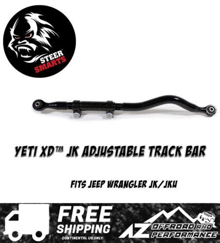 Steer Smarts Yeti Xd Adjustable Track Bar For Jeep Wrangler Jk