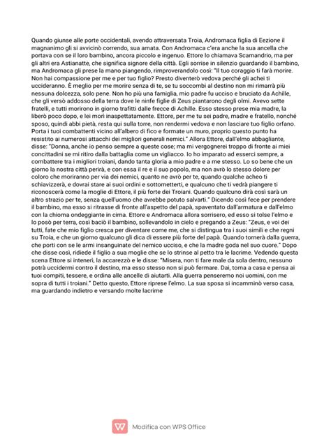 Parafrasi Ettore E Andromaca Pdf