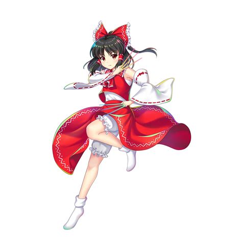 Hakurei Reimu Touhou And 2 More Drawn By Rotte1109 Danbooru